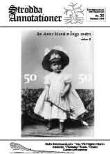 Omslag Str&ouml;dda Annotationer nr 50, h&ouml;sten 2013