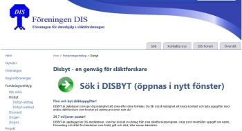Hemsidan för Dis Disbyt